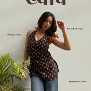 Khwaab Halter Neck Kurti